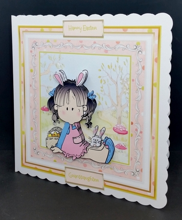 Easter girl by Diane  Vermeer