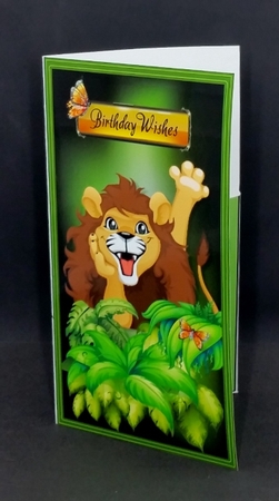 Jungle Series - Lion Voucher/Money Wallet/Pocket Envelope by Diane  Vermeer