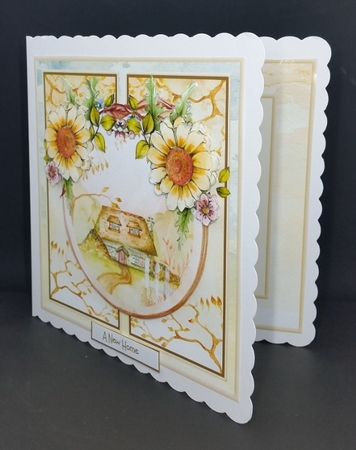 Country home and flowers by Diane  Vermeer