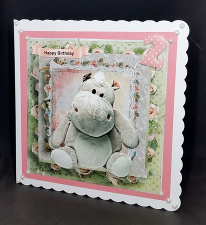 Hippos birthday by Diane  Vermeer