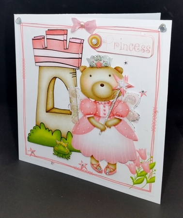 Princess Bear With Frog by Diane  Vermeer
