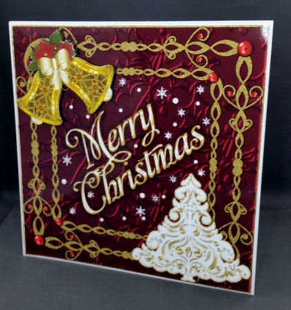 Christmas Topper With Bells & Christmas Tree 4 by Diane  Vermeer