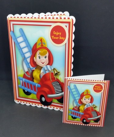 A5 Mini Kit , Fireman Sams Birthday  by Diane  Vermeer