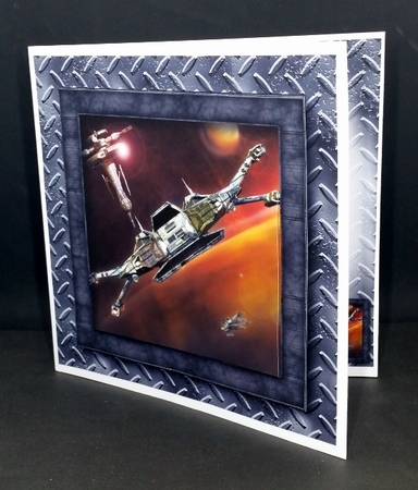 Spaceship 4 - Male Sci-Fi by Diane  Vermeer