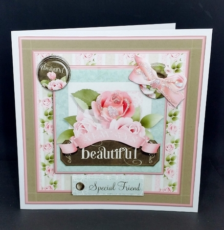 Always Beautiful Roses Quick card front with Various Sentiments by Diane  Vermeer
