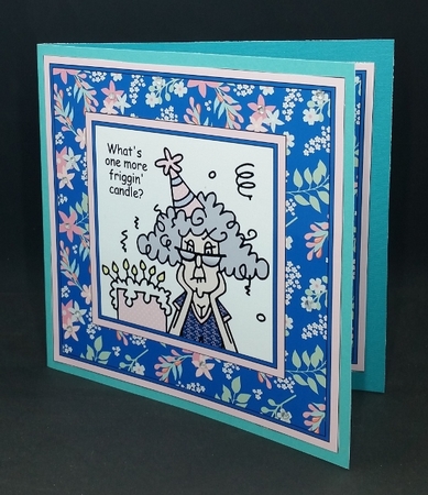 Stella - Getting older is like visiting an all you can eat buffet (Blue) by Diane  Vermeer