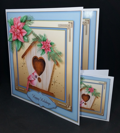 Winter Delights Blue Card Front Bumper Kit by Diane  Vermeer