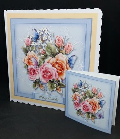 Lovely Floral Topper Plus Gift Tag by Diane  Vermeer