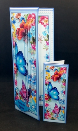 All-in-One Fold Busy Butterfly Card & Gift Card by Diane  Vermeer