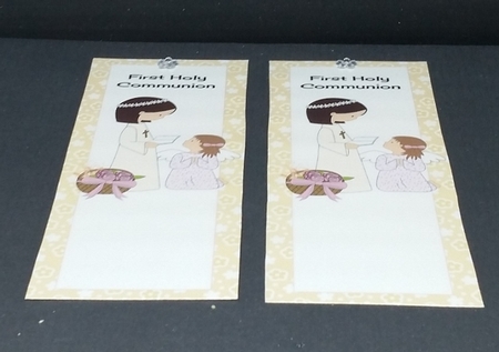 Girl & Little Angel First Holy Communion keepsakes 2 by Diane  Vermeer