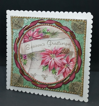 Round Seasons Greetings 5in Rounded Spiral Stacker by Diane  Vermeer