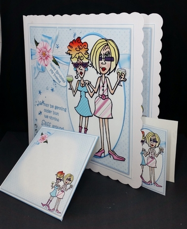 8x8 JJ and Rita have sass mini kit by Diane  Vermeer