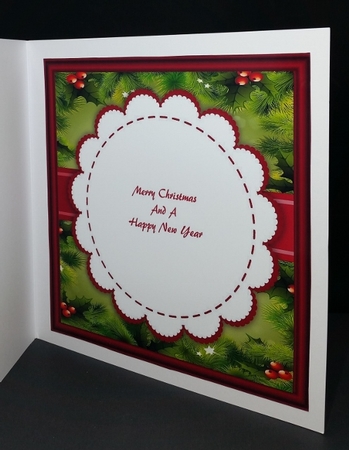 Gorgeous Christmas Insert 8x8 by Diane  Vermeer