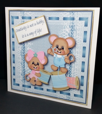 Creativity Card Topper  by Diane  Vermeer