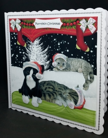 Purrrfect Christmas Mini Kit by Diane  Vermeer