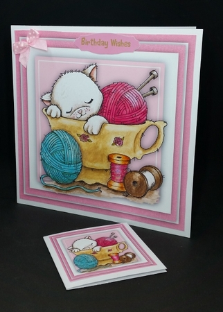 Woolcup Kitty by Diane  Vermeer