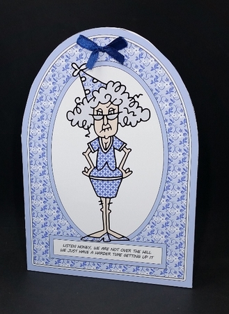 Stella - Listen Honey, We Are Not Over The Hill (Blue) by Diane  Vermeer