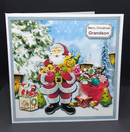 Santas on his way by Diane  Vermeer