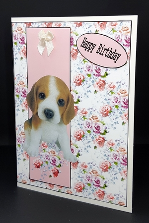Little Beagle Pup by Diane  Vermeer