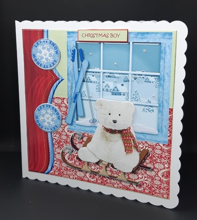 Christmas Teddie BOY Mini Kit by Diane  Vermeer