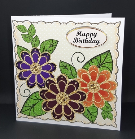 Topper With Cute Flowers 1 by Diane  Vermeer