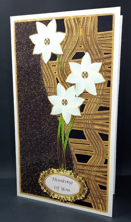 Contemporary Topper With 3 Flowers For Various Occasion Cards 1 by Diane  Vermeer
