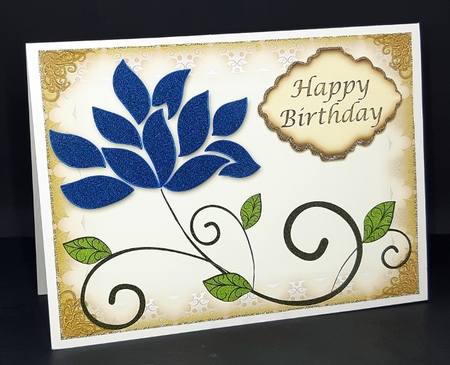 Various Occasions Card Front With Flower 5 by Diane  Vermeer