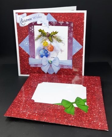 Baubles, Bows & Holly by Diane  Vermeer