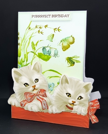 Vintage Kittens by Diane  Vermeer
