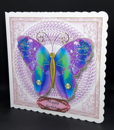 A Butterfly Of Love & Best Wishes by Diane  Vermeer