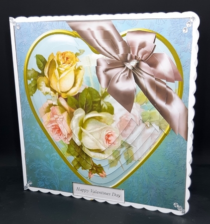 Vintage Rose Heart Pyramid Mini Kit by Diane  Vermeer