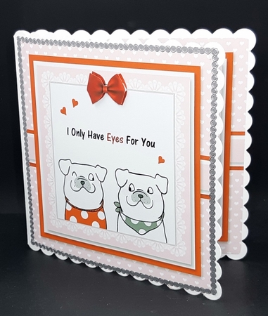 I Only Have Eyes For You Valentine Topper Plus Insert by Diane  Vermeer