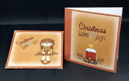 Christmas Love & Joy  #13-Envelope and note by Diane  Vermeer