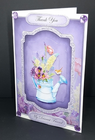 Flowers for You 1 - 5x7 Topper and Tag by Diane  Vermeer