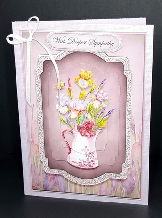 Flowers for You 4 - 5x7 Topper and Tag by Diane  Vermeer