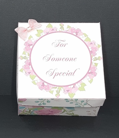 Pink Hydrangea Someone Special Gift Box by Diane  Vermeer