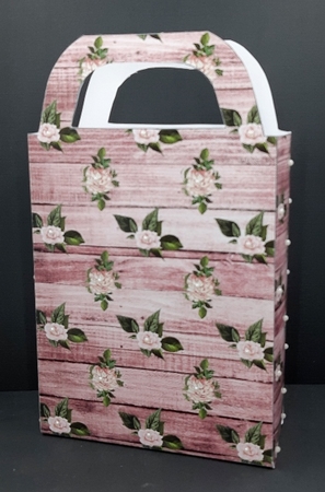 Pink rose gift bag 2 by Diane  Vermeer