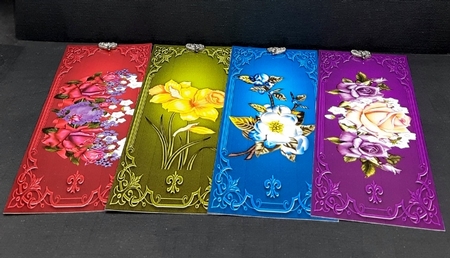 Floral Bookmarks by Diane  Vermeer