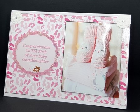 Congratulations On The Birth Of Your Granddaughter by Diane  Vermeer