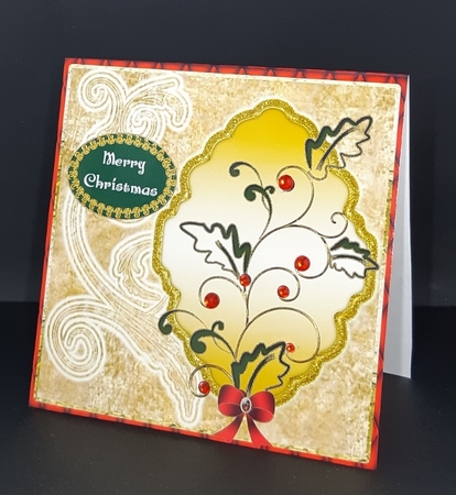 Quick Cut & Fold Christmas Card 1 by Diane  Vermeer