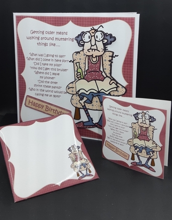 8x8 Gus and his mutterings mini kit by Diane  Vermeer
