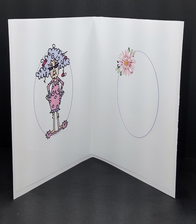 Stella and her birthday insert by Diane  Vermeer