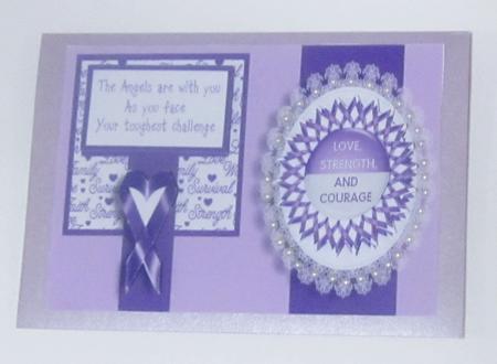 Pancreatic Cancer Card by Diane  Vermeer