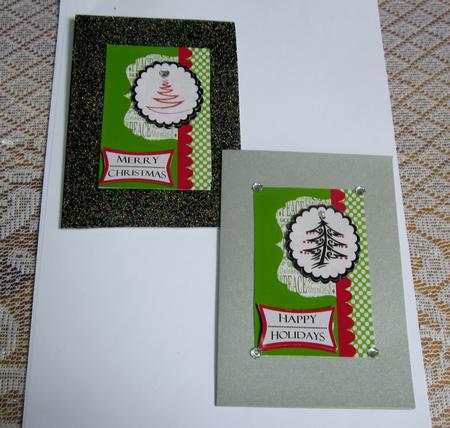 Two Christmas Trees by Diane  Vermeer
