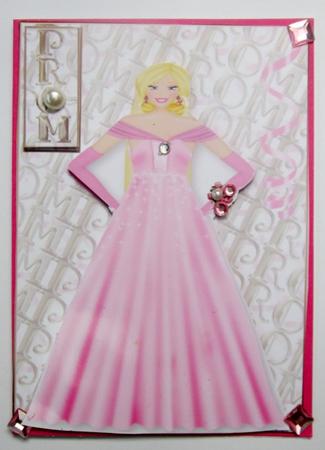 Prom Girl Pink by Diane  Vermeer