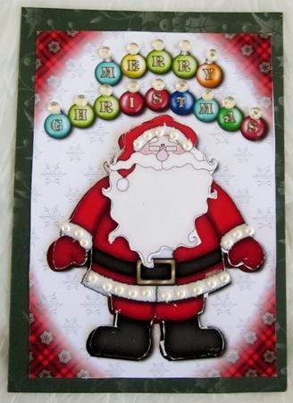 Santa - Merry Christmas by Diane  Vermeer