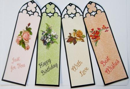 Floral Bookmarks by Diane  Vermeer