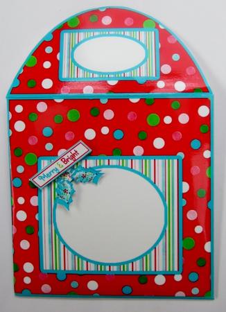 Envelope for Merry and Bright Elf Shadow Box Card by Diane  Vermeer