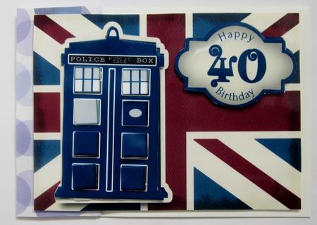 Happy 40th Birthday British Science Fiction Fan! by Diane  Vermeer