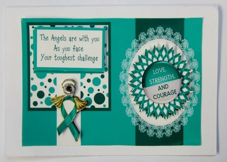 Cervical / Ovarian Cancer Card by Diane  Vermeer